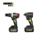 【WORX 威克士】20V 無刷鋰電衝擊起子機 + 電鑽組合 WU377+WU291D.9(WU291-4)