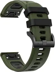 [ISOUDE] 22mm WatchBand for For Garmin Forerunner 945 935 Fenix 5 Plus 7 6 Instinct 2 Silicone Smart Watch Band Outdoor Sports Waterproof