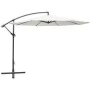 Cantilever Umbrella 3.5 m Sand White