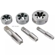 6 PIECE 1/4-1/2 NPT TAPER PIPE TAP And DIE SET