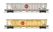 Broadway Limited N PRR Class H32 5-Bay Covered Hopper Lantic Sugar CGLX #2P 7264
