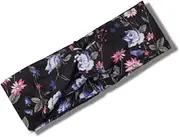 [MasterCard Good] Bandana, Twist Cross Knot Print Bohemian Headband Elastic Head Wrap Turban Bandana Hair Band Flower Hair Accessories For Women,Bandana scarf