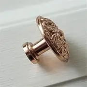 MOODSCUS 2.5" 3.78" Rose Gold Drawer Pull Handles Dresser Knobs Shabby Chic Kitchen Cabinet Knob Door Hardware 64 96 mm,Knob