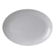NEW Royal Doulton Gordon Ramsay Maze Lt Grey Oval Platter