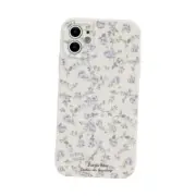 Ownest Compatible with Case Vintage Floral Rose Pattern Cute iPhone 11 White