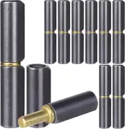 10 Pcs Weldable Barrel Hinges 2-1/2" Long 3/8" Diameter Heavy Duty Silver