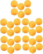 Reusable Pong Balls Set 27mm Pingpong Balls Holes Training Table Tennis Balls Silicone Plugs for Practice