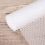 Shelf Liner 11.8" x 9.8ft EVA Non-Slip Drawer Mats Circular Mesh Texture Clear