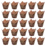 Tins Cake Tray Pcs Liners Cupcake Baby