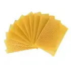 NEW 10Pcs Beeswax Foundation Bee Hive Wax Frames Beekeeping BEST Honeycomb G4U3