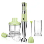 Immersion Hand Blender, 5-in-1 8-Speed Stick Blender with 500ml Food Grinder,