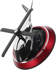 GLEAVI Romatherapy Ornament for Car Solar Air Freshener Helicopter Shape Dashboard Decor Refreshing Car Interi