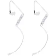 Transparent Acoustic Tube for Two Way Radio Walkie Talkie earpiece Headset