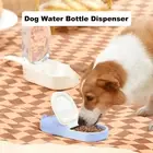 Pet Water Bottle for Walking Bpa-free Dog Portable 2-in-1 Food Container