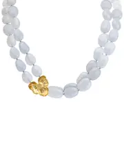 Michael Aram Orchid 18K 54.00 ct. tw. Chalcedony Necklace