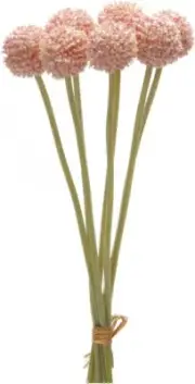 Melrose Pod Artificial Bundles - 13.25" - Pink and Green - Set of 6