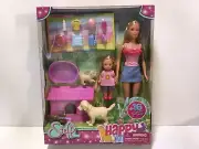Steffi Love Happy Animals Puppy Dog Playset 16Pcs New Simba Toys