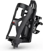 KEMIMOTO Cup Holder 12oz-28oz for ATV Motorcycle Scooter Bike Boat Stroller Wheelchair Golf Push Cart Tractor Crocodile Bite Design Drink Holder Water Bottle Holder with 0.6”-1.56” Strong Metal Clamp