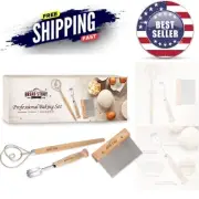 Danish Dough Whisk Set Stainless Steel Pastry Slashing Tools Baking Gift