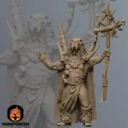 Exalted Wizard Titan Forge Miniature Dungeons and Dragons Mini DnD D&D 28m