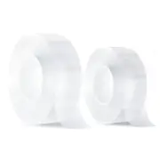 YMCCOOL Double Sided Tape Heavy Duty (2 Rolls, Total 20FT),Clear Two Sided Wa...