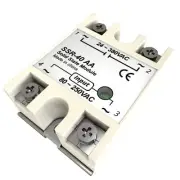 Solid State Relay 40AA SSR-40AA Input 80-250V AC to Output 24-380V AC 40A Sin...