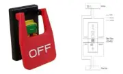 POWERTEC 71054 120V Magnetic Paddle Switch