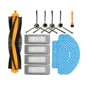 For Deebot OZMO 610 Robot Vacuum Cleaner Parts Accessories Main Roller Side Brush Hepa Filter Mop Cloth