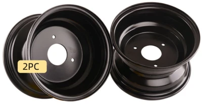 Pair 10" Front&Rear Steel Wheel Rim for Kandi 150CC 250CC ATV GO KART DUNE BUGGY