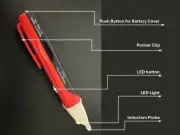 LED Voltage Tester Pen 10-1000V AC | Compact, Safe & Easy to Use - QC Approved