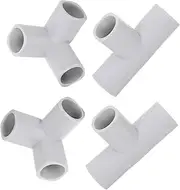 MOLUCKFU 4pcs Guardrail Connectors Play Pen Accessories Connector Components 3ay t Connector Accessories Playpen Connector Replacement Playpen Ma Play Yard