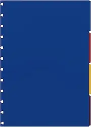 Filofax A4 Notebook Colour Indicies 4-Pieces