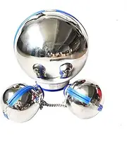 SAHOOSAFETY BDSM Bondage Set Round Stainless Steel Handcuffs Helmet SM Cosplay Restraints For Woman Handcuff Lock Collar Mask for Men and Women