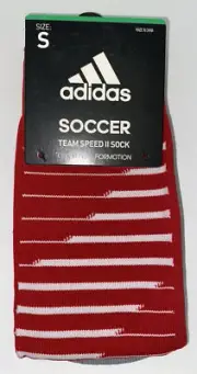adidas Team Speed 2 Socks Climalite Formotion SMALL Red
