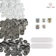 Pin Back Button Parts for Button Maker Machine DIY Round Button Badge Parts