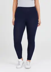 [Taking Shape] Taking Shape Bamboo Full Length Legging Size 20 in Dark Indigo - Plus Size Women's Leggings Dark Indigo