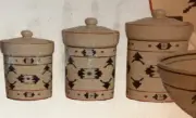 HiEnd Accents Artesia Canister Set Of 3 Brand New