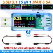 Digital Voltmeter DC Voltage Current Meter Ammeter Detector Quick Charger 6.5A