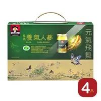 在飛比找森森購物網優惠-【QUAKER 桂格】養氣人蔘補氣禮盒X4盒 60ml*8瓶