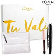 [L'oréal] L'oreal mega volume mascara + pencil + pouch