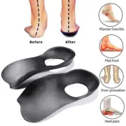 3/4 Inserciones Plantillas Ortopédicas, Soporte de Arco para Fascitis Plantar y