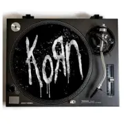 KORN Turntable Slipmat for Vinyl Records Fits 12" Player DJ Slip Mat Nu Metal