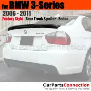 Painted ABS Trunk Spoiler For 2006-2011 BMW 3-Series Sedan Lip 300 ALPINE WHITE (for: BMW)