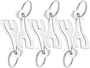 [WESIEVYA] 6 Pack Trolley Token Keychain Tags Shopping Cart Pendant Charm Metal Shopping Trolley Tokens