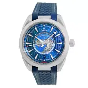 OMEGA Stainless Steel 43mm Seamaster Aqua Terra Worldtimer GMT Co-Axial