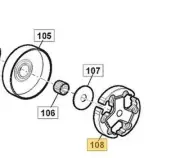 Clutch Chainsaw Petrol Models AC27T AC31 ACS531 APR527 118804758/0 STIGA