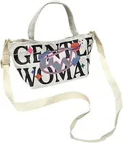 [Frediuo] Women Shoulder Bag Satchel Canvas Handbag for Summer, Spring, Party, Work