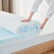 LINSY LIVING 4 Inch Twin Mattress Topper, Gel Infused Swirl Memory Foam, Bed ...