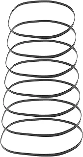 LT Easiyl 100pcs 4mm Width Recorder Rubber Belt 40-135mm Mix Flat Cassette Tape Machine Belt Repair Assorted Belt for Recorder Walkman Repeater DVD Drive