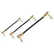 3 Pcs Audio Line Cable for Guitar Effector Musical Instrument Electric